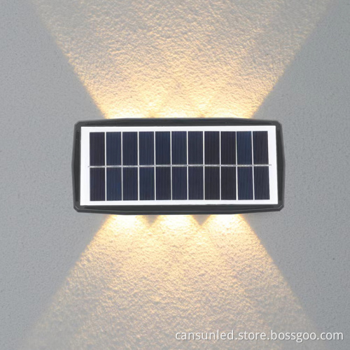 Factory Price Low Power Wholesale Solar RGB IP65 LED Wall Light
